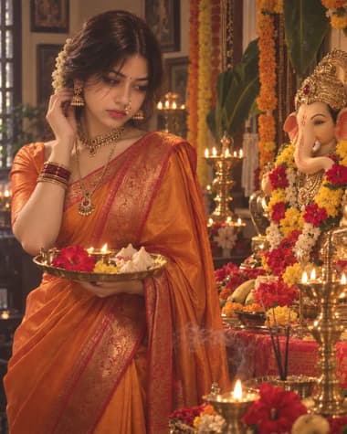 Ganesh Chaturthi Pooja Portrait