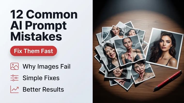 12 Common AI Image Prompt Mistakes (and How to Fix Them)