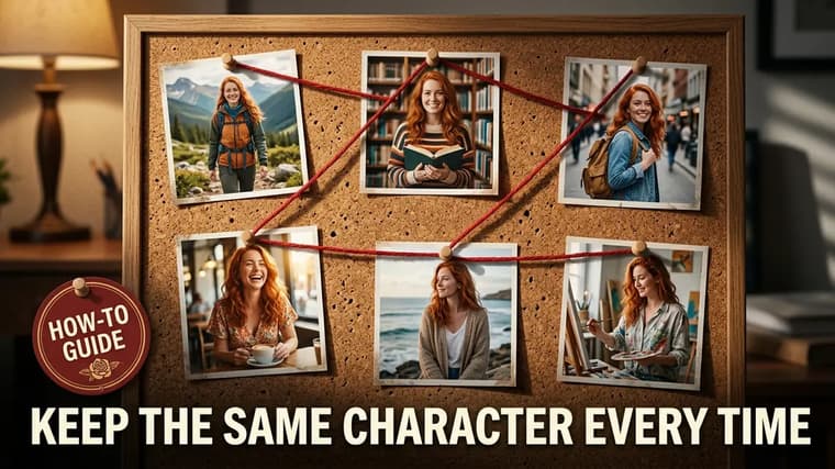 How to Keep the Same Character Across AI Images