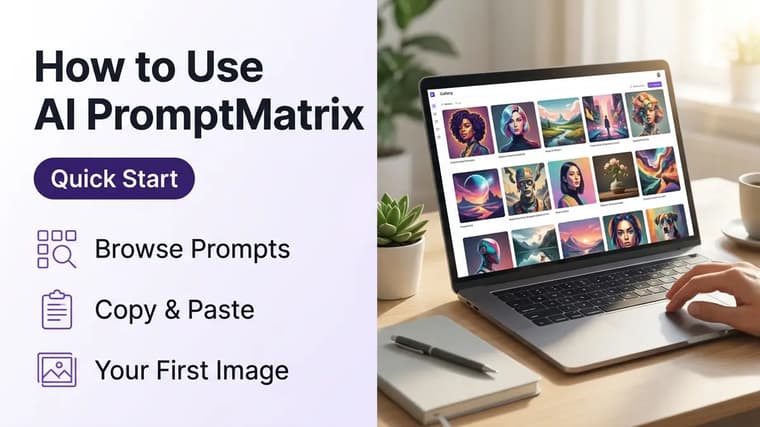 How to Use AI PromptMatrix: From Browsing to Your First Image