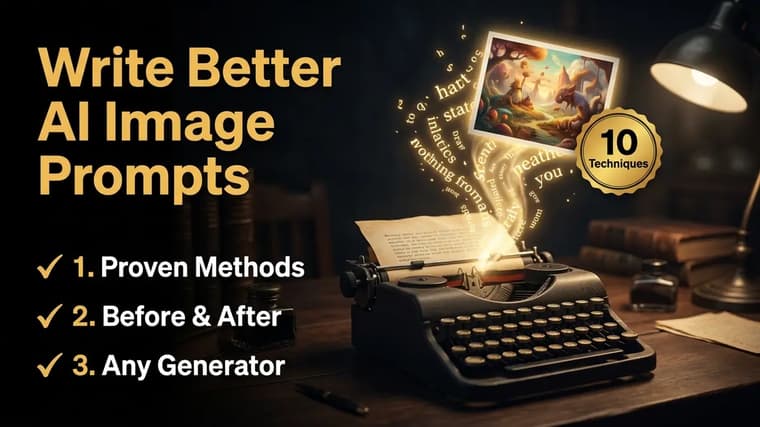 How to Write Better AI Image Prompts: 10 Techniques That Actually Work