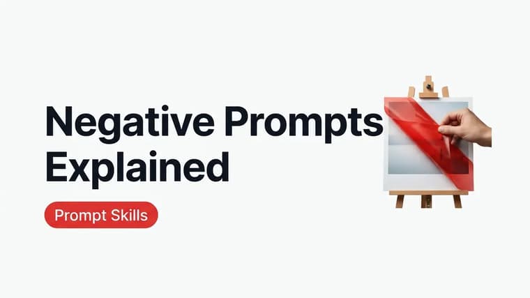 Negative Prompts Explained: What to Exclude and Why It Works